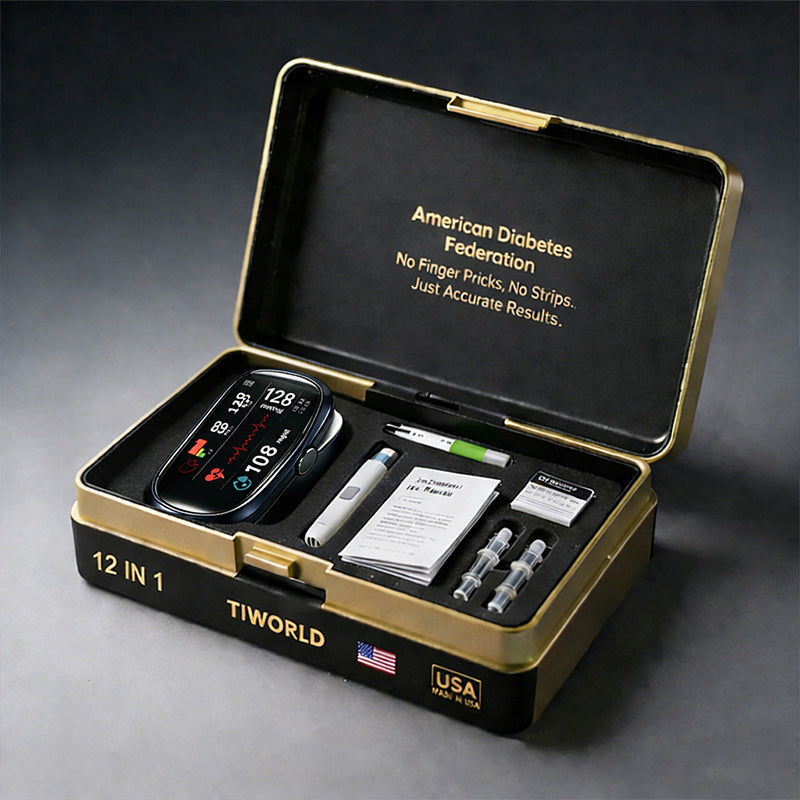 🔥Final 3 Hours : Only Limited Stock Left🏆TIWORLD™ Non-Invasive Blood Glucose Meter 99.9% Accuracy (Mayo Clinic Recommended)