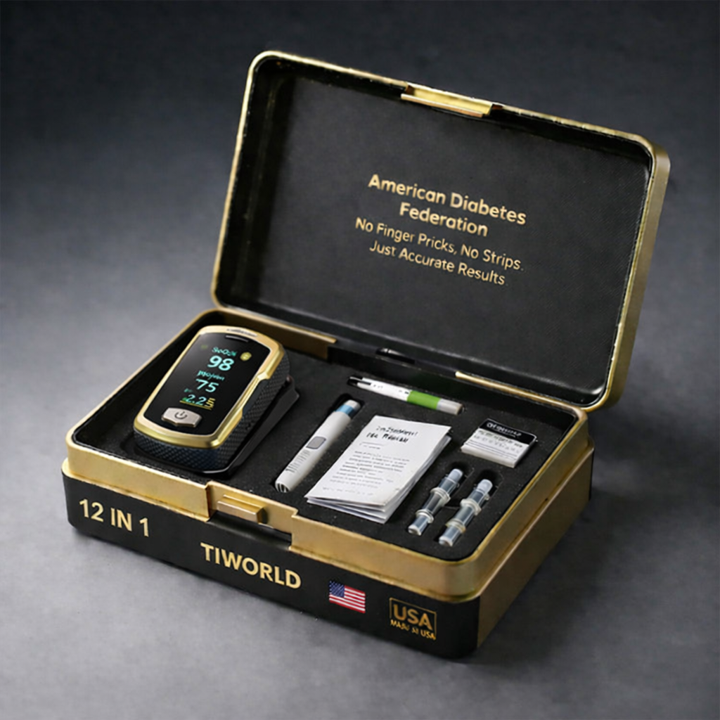 🩸 TIWORLD™ Non-Invasive Blood Glucose Monitor — No More Finger Pricks! | Pain-Free Readings in Seconds | As Seen in Mayo Clinic Studies